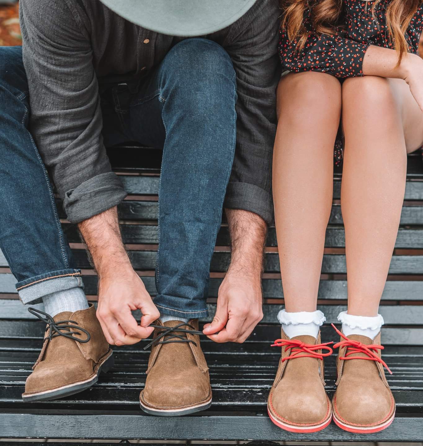 Lace Up Desert Boot - Red Veldskoen - stok.