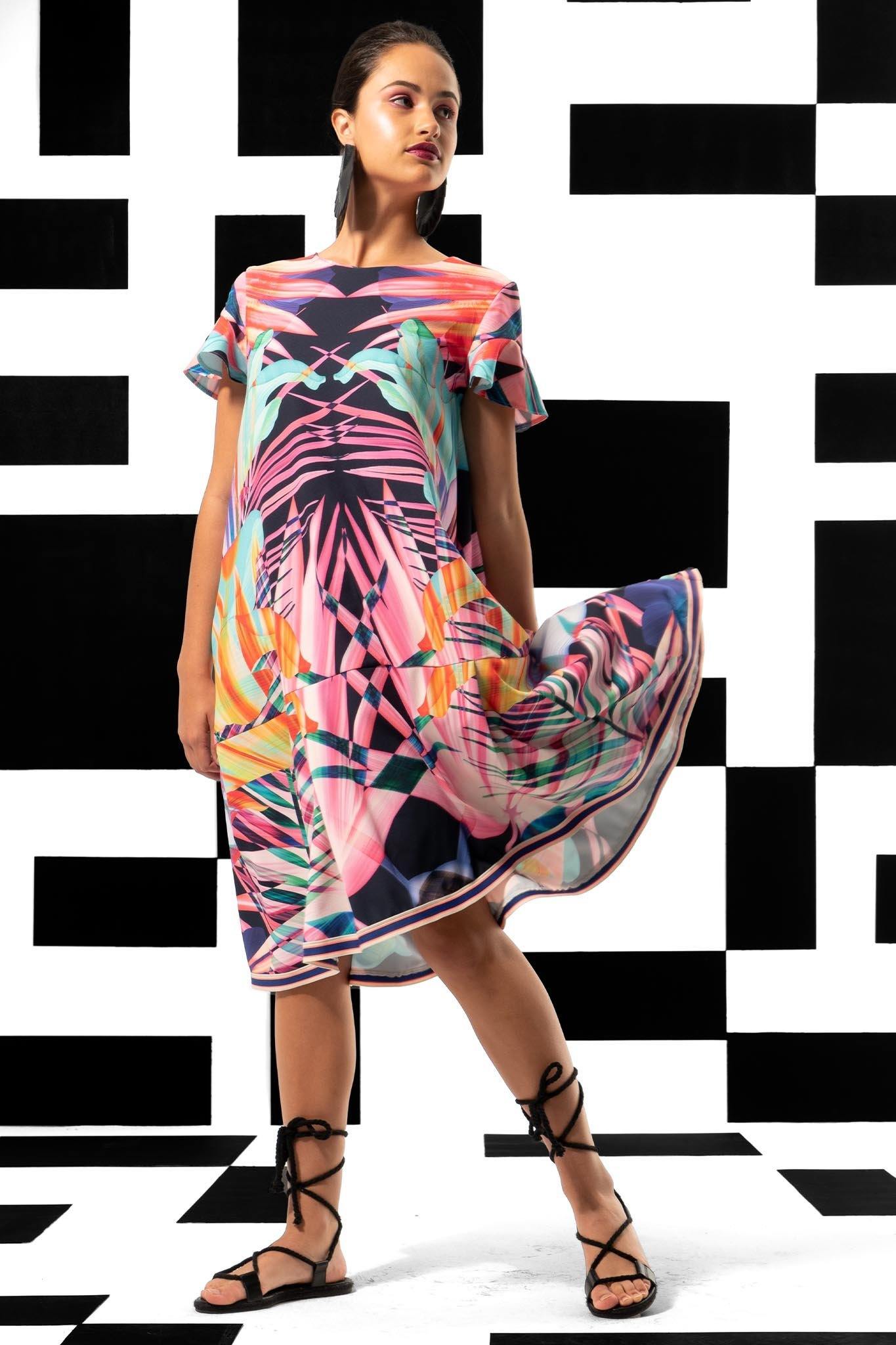 CALLY Lotus love print - stok.
