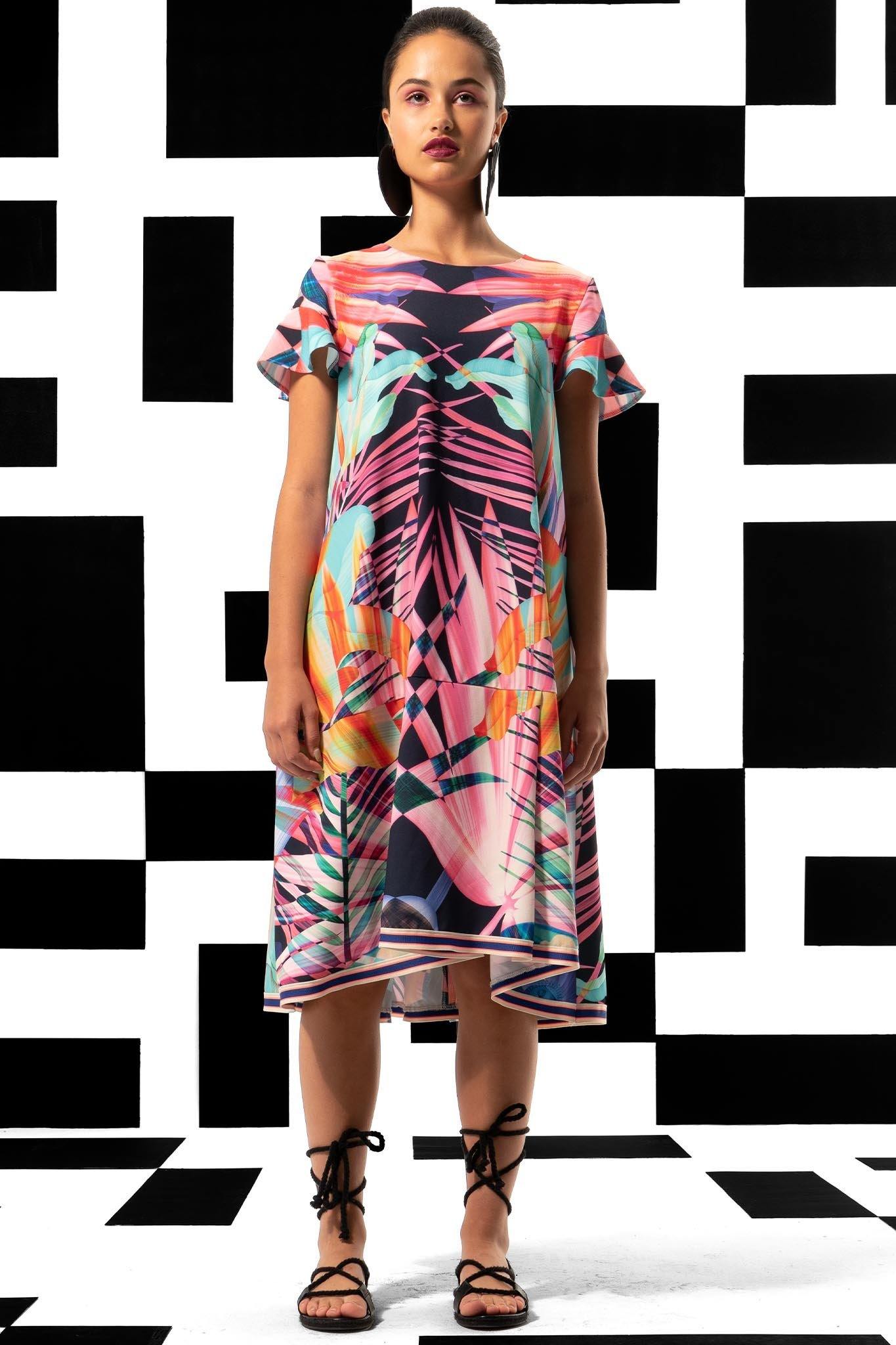 CALLY Lotus love print - stok.
