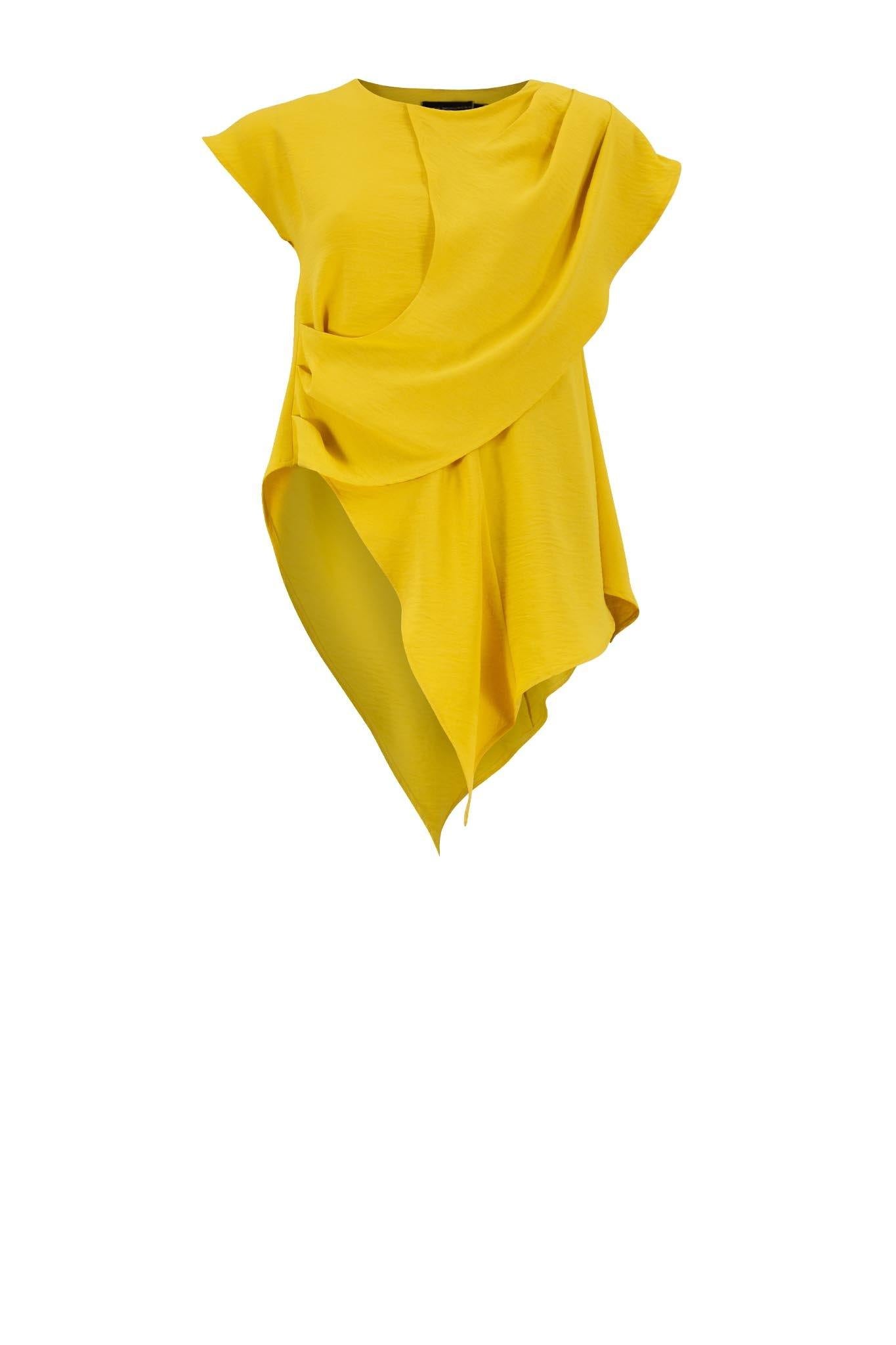 INDIA Canary Yellow Ladies Top - stok.