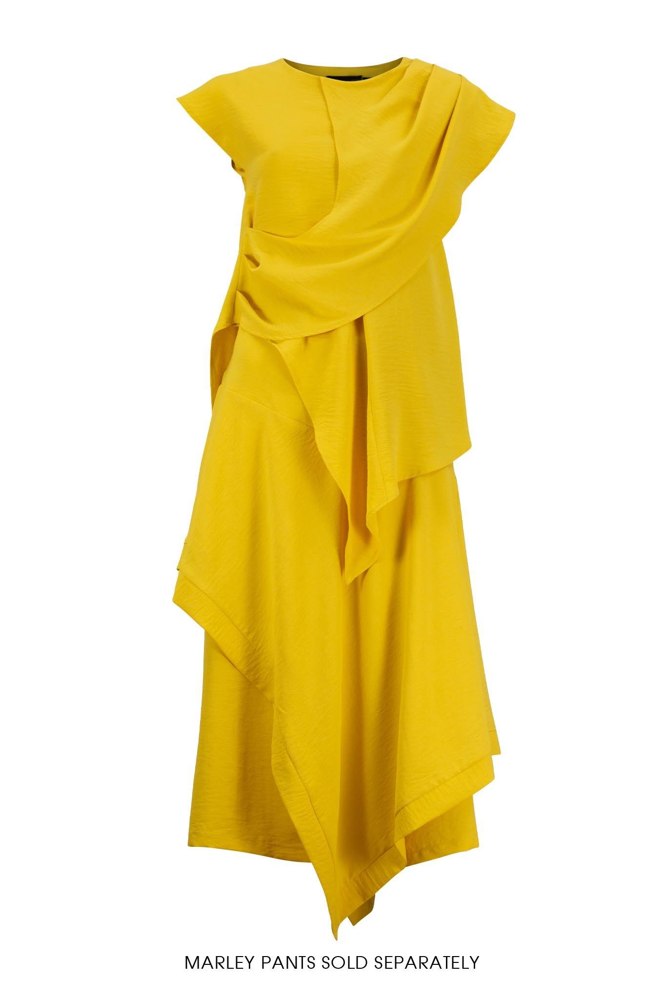 INDIA Canary Yellow Ladies Top - stok.
