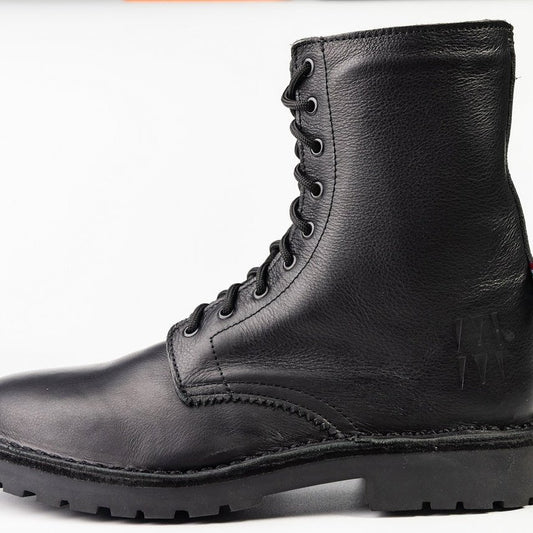 Ranger Boots - Black Leather Veldskoen shoes stok.