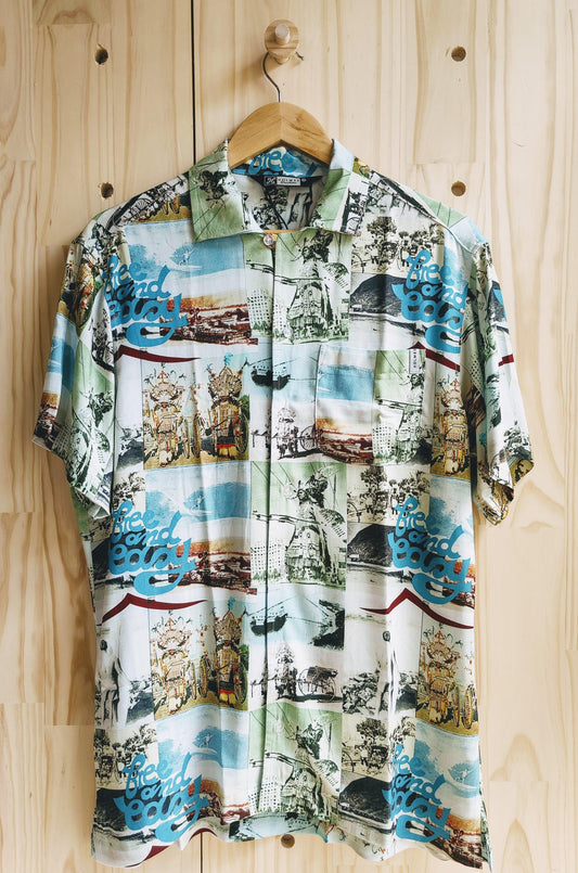 Free & Easy Button-Up Mens Shirt - stok.