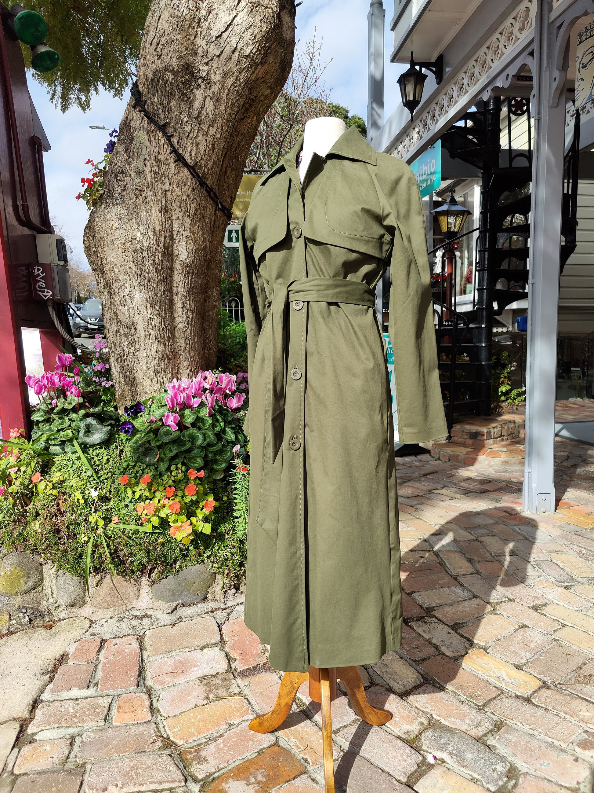 Trench Coat - Olive