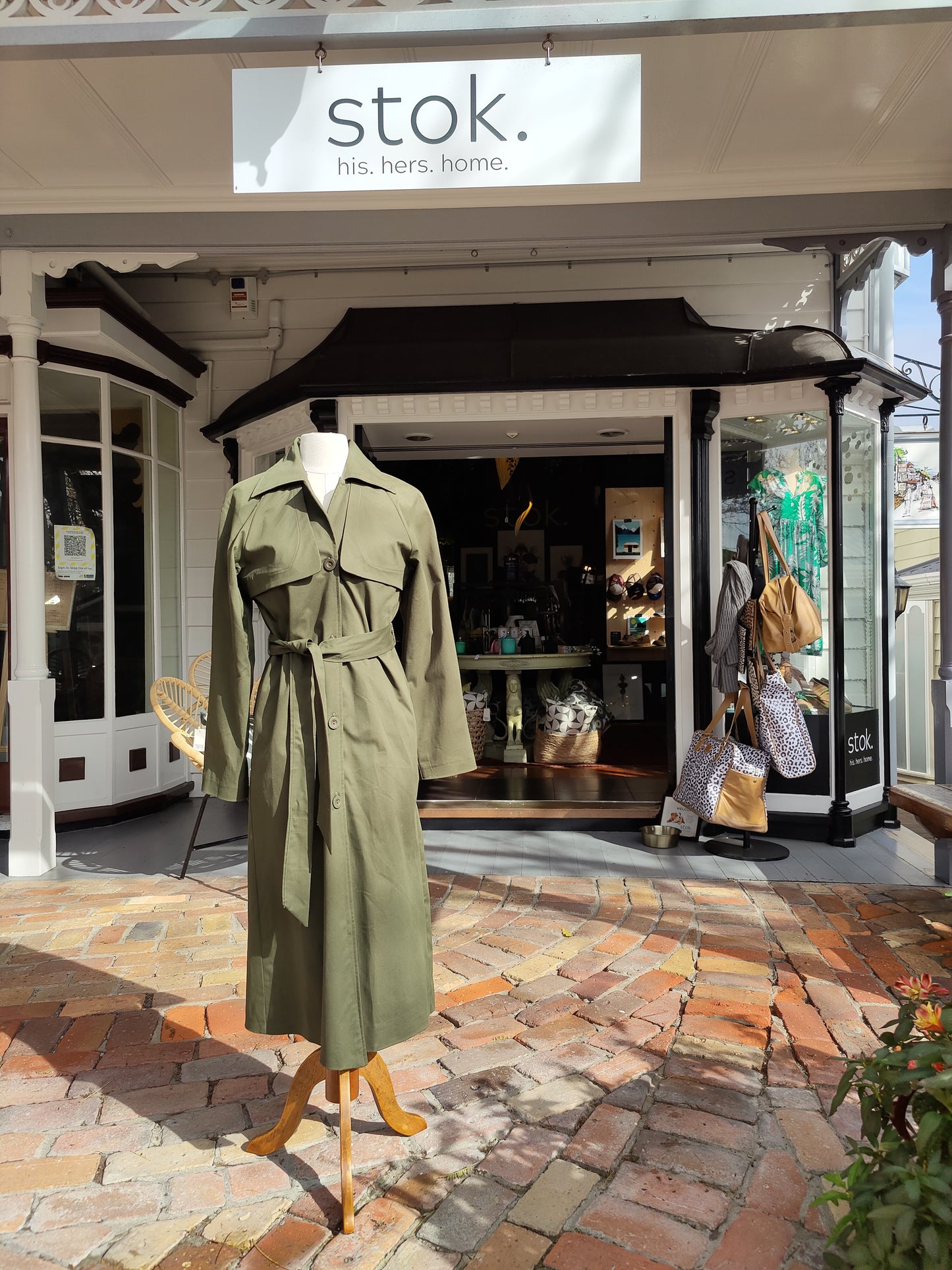 Trench Coat - Olive