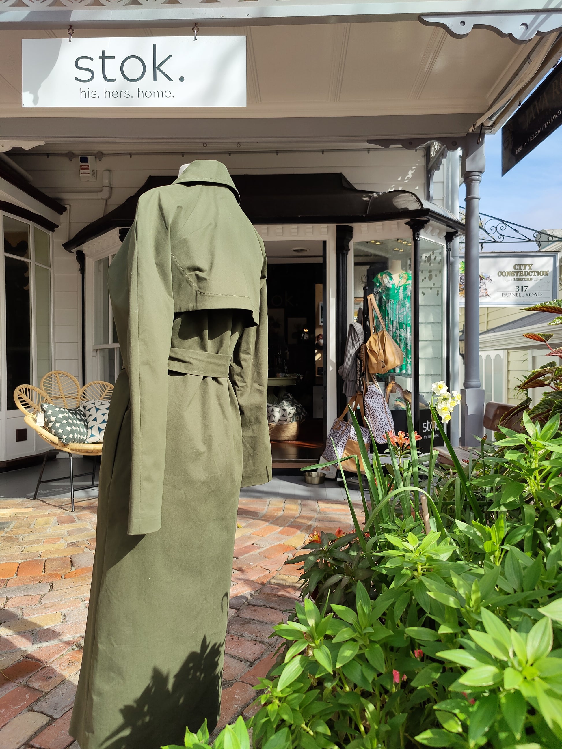 Trench Coat - Olive