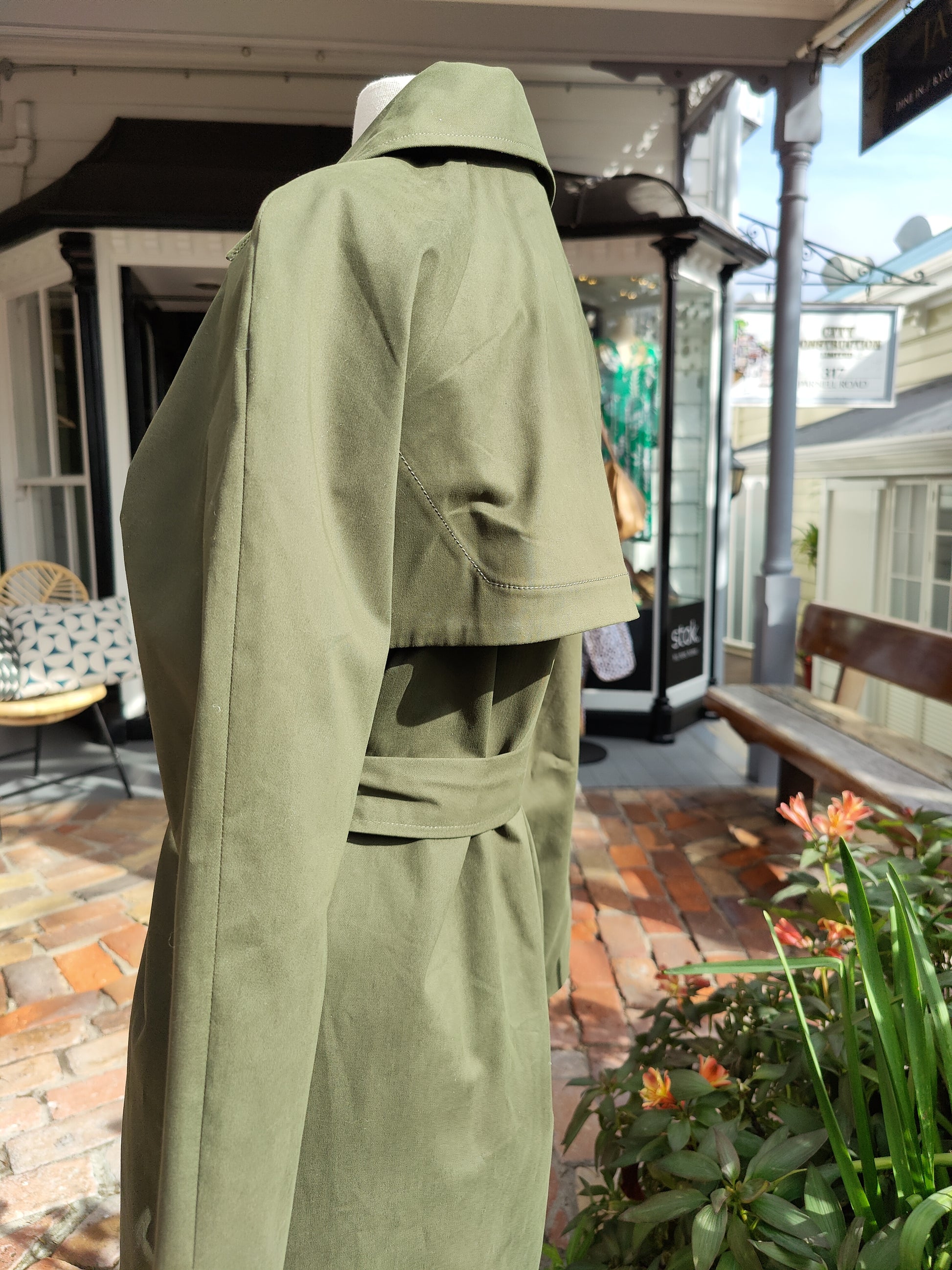 Trench Coat - Olive