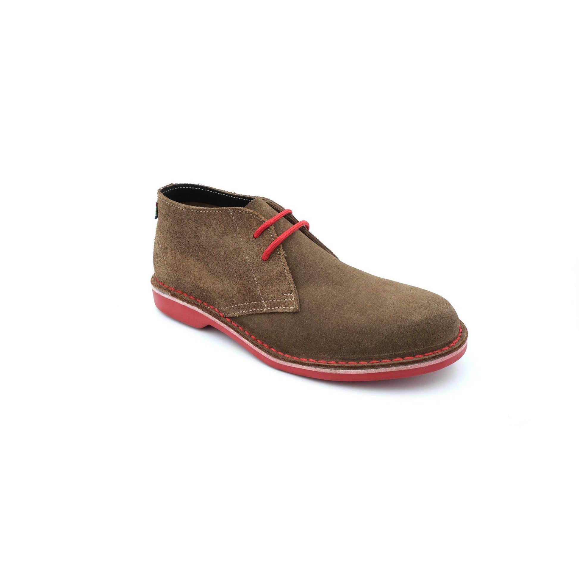 Lace Up Desert Boot - Red Veldskoen Veldskoen shoes stok.