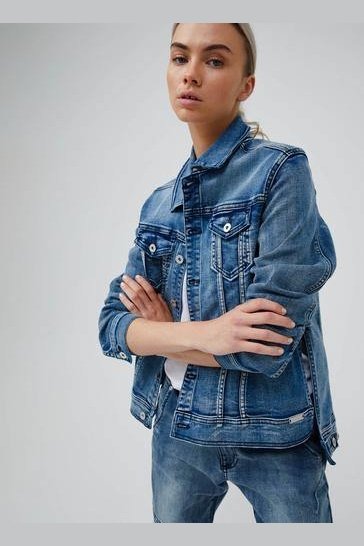 Denim Jacket - Darker Wash - stok.