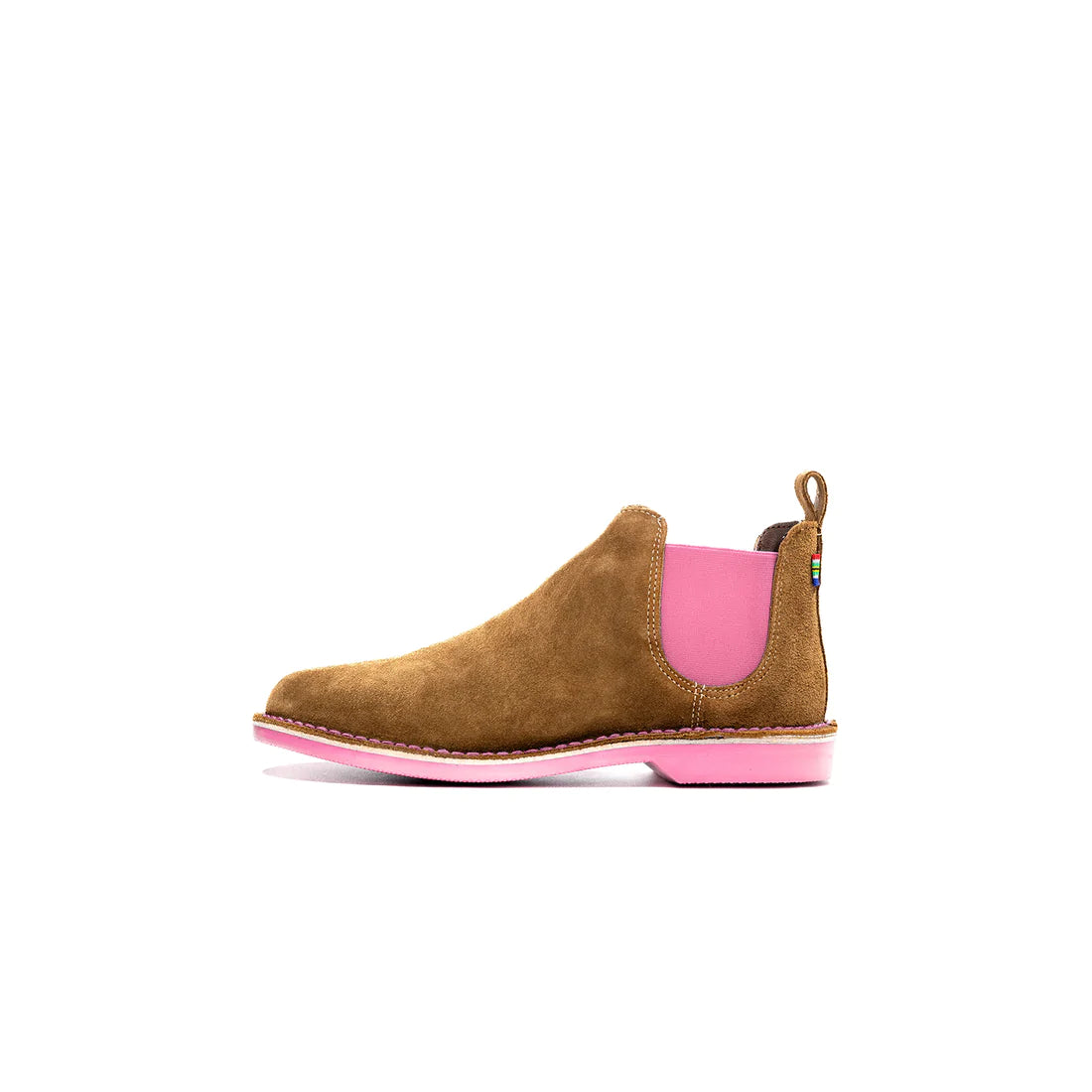 Kids Chelsea Boot - Pink Veldskoen shoes stok.